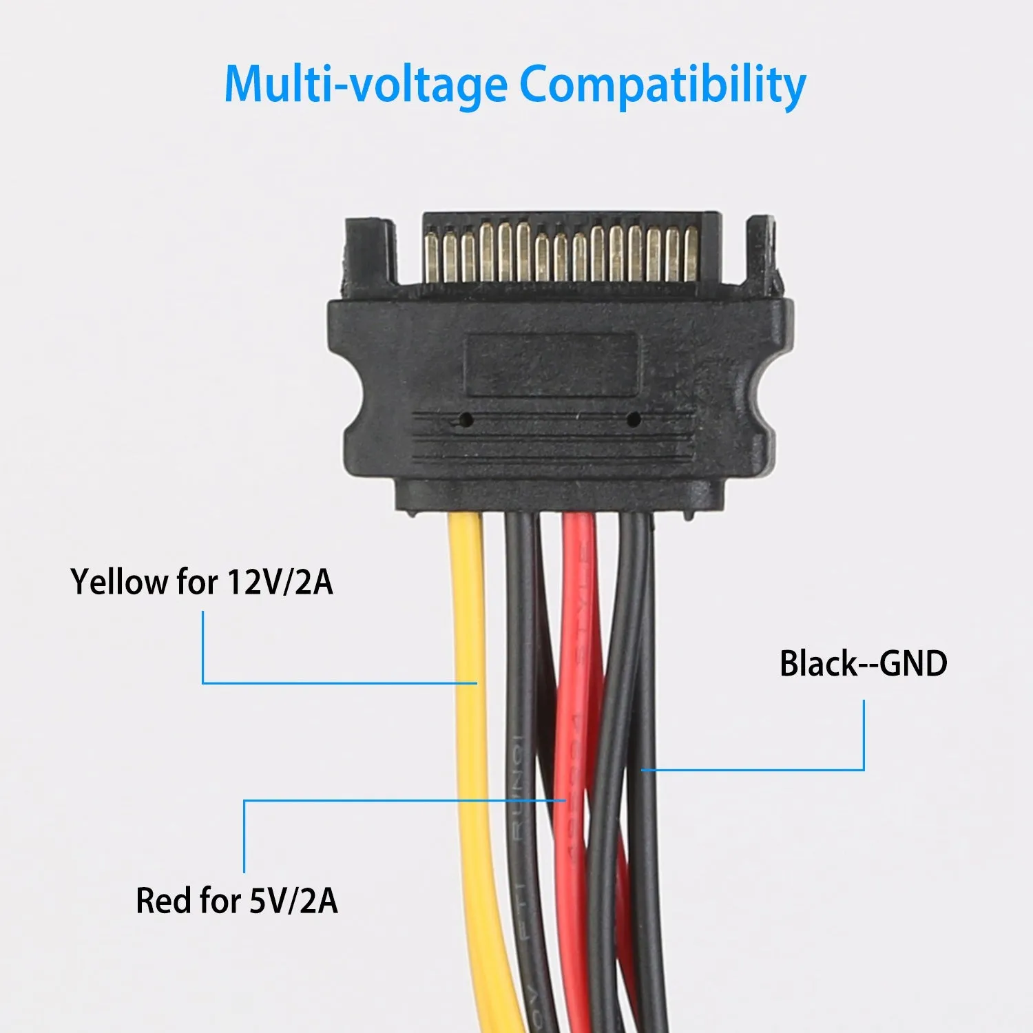 15 Pin Y Splitter Cable Adapter