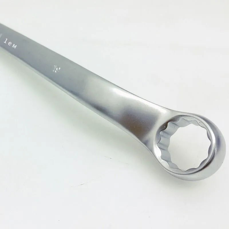 19x22mm Full Polish Double Ring Wrench High Quality Chromium Vanadium Steel Forging