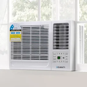 2.7kW Window Air Conditioner, LED Panel, Remote - Devanti