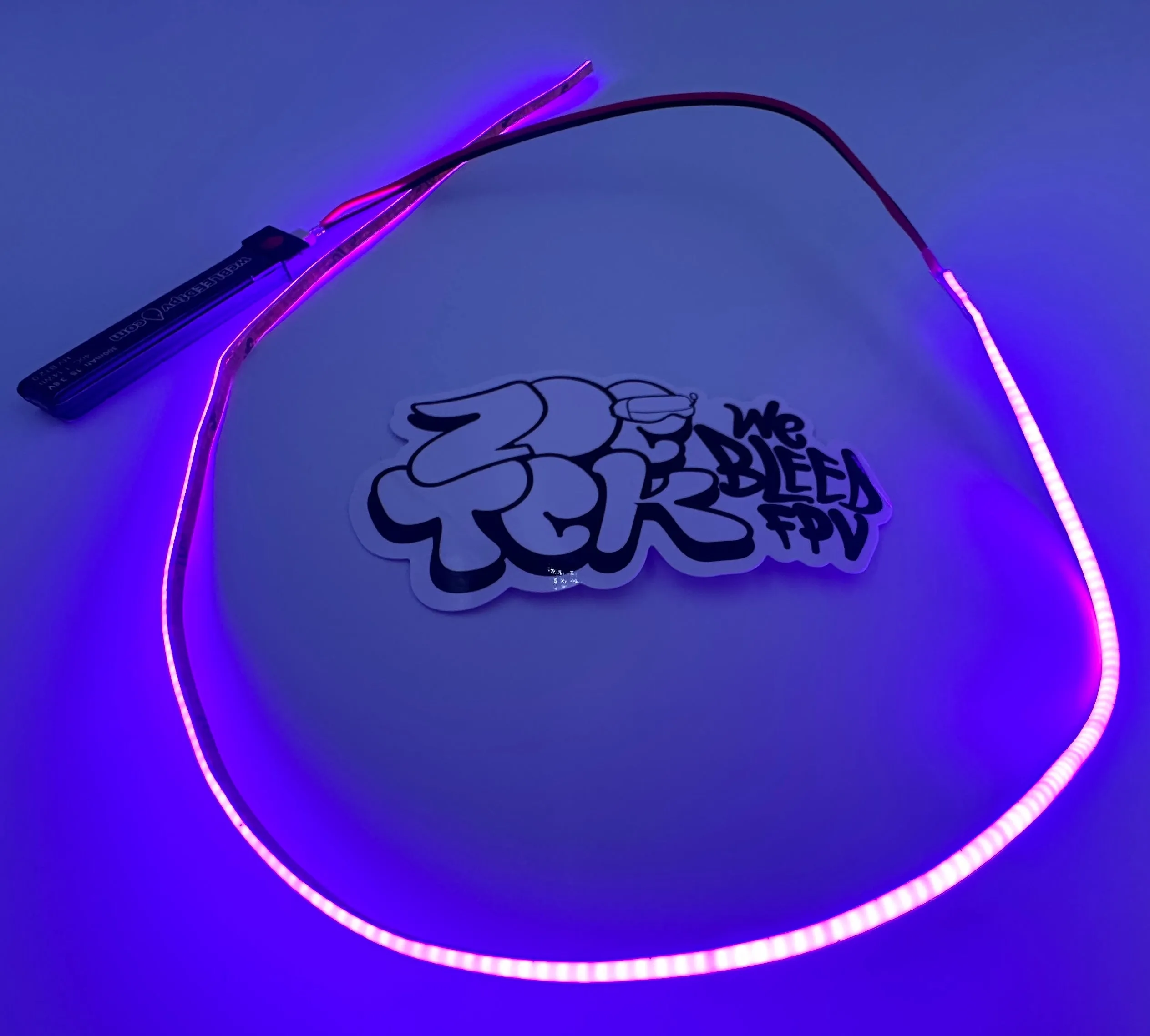 2.7MM WIDE - 5V COB LED WHOOP Light STRIP .5m / 1.65' / 19.6" Length