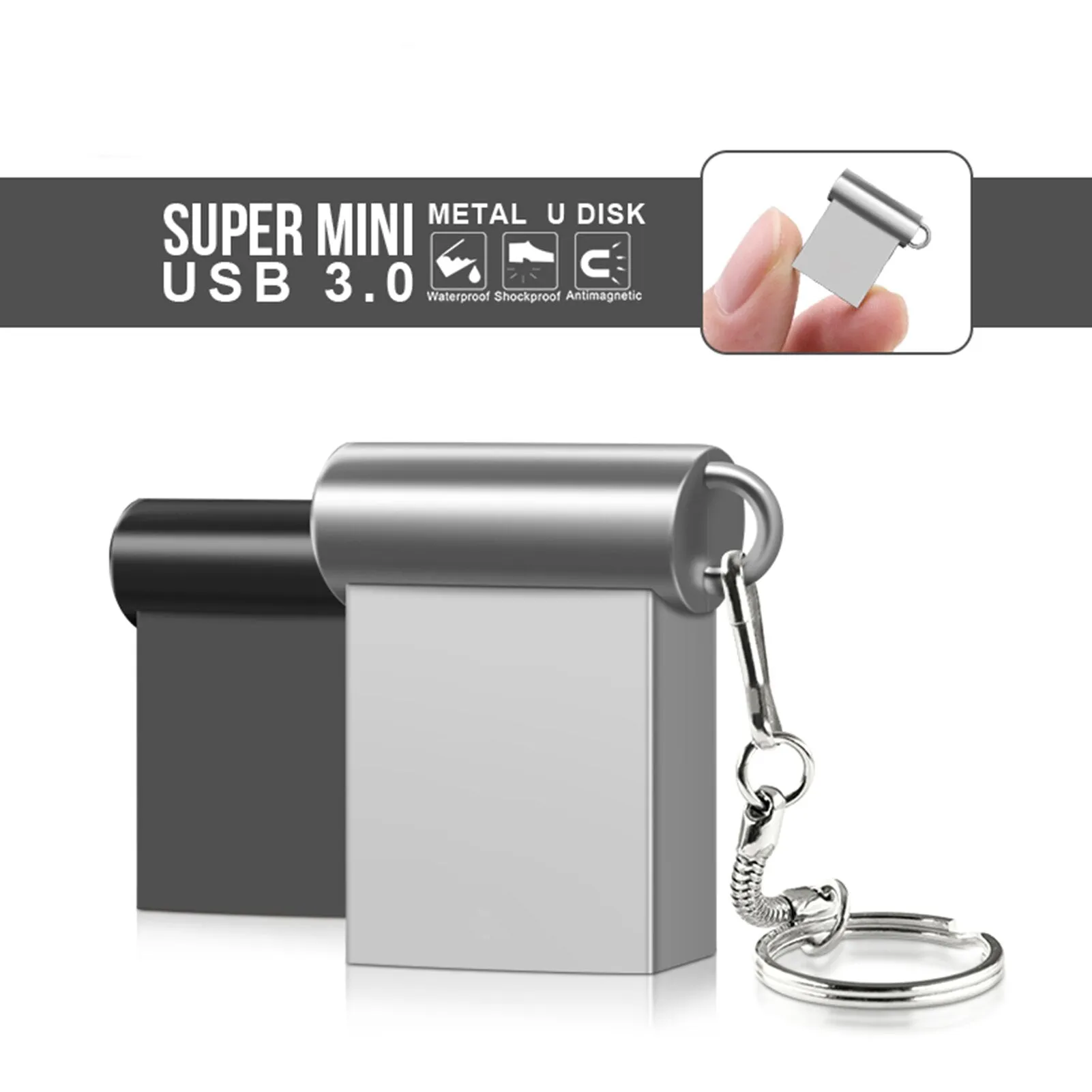 8/16/32/64GB USB 3.0 High Speed Mini Flash Drive