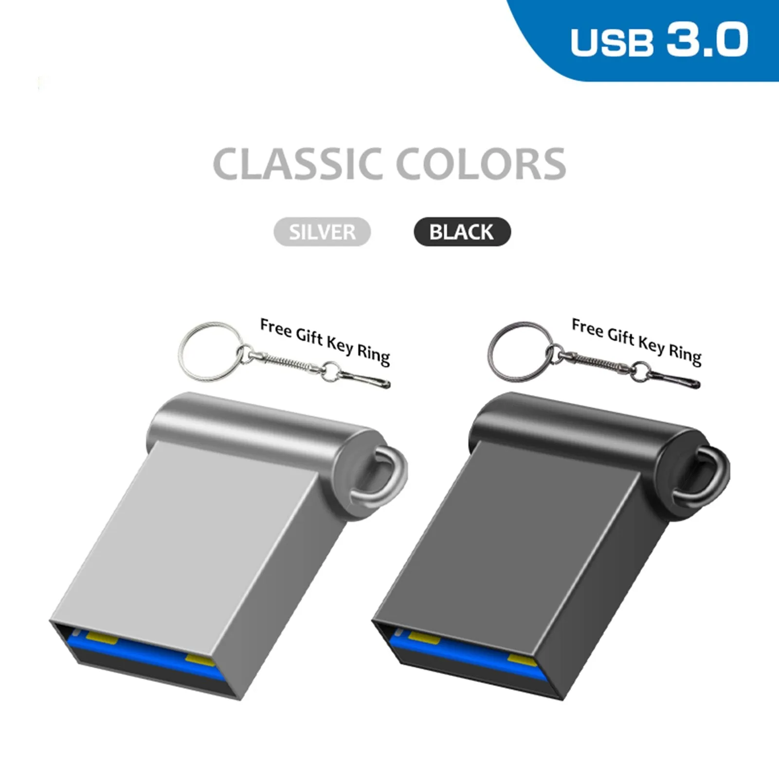 8/16/32/64GB USB 3.0 High Speed Mini Flash Drive