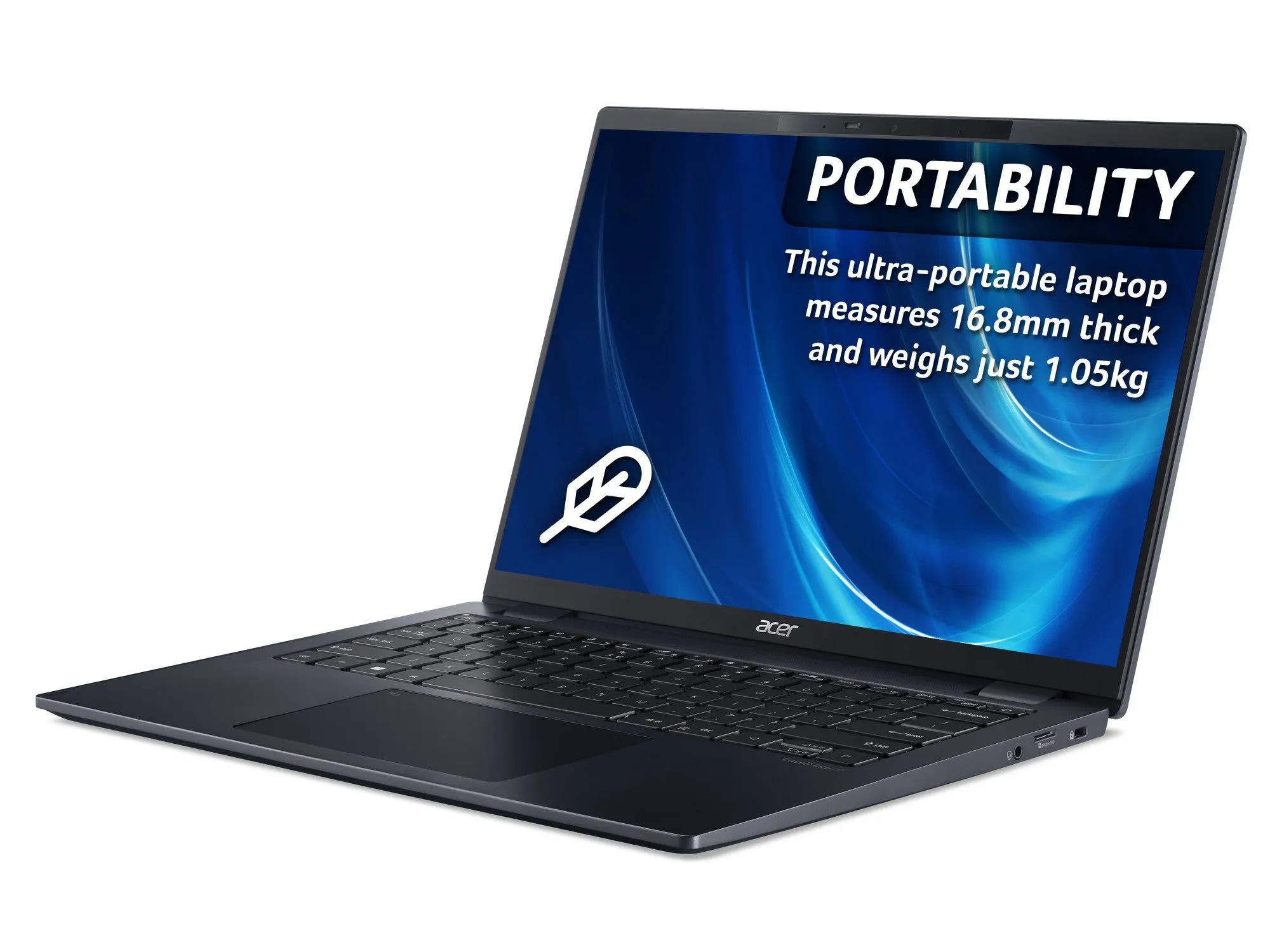 Acer TravelMate P6 Laptop, Intel Core i7-1185G7, 16 GB RAM, 512 GB SSD, 14" Inch WUXGA Display, Win 11 Pro, Black