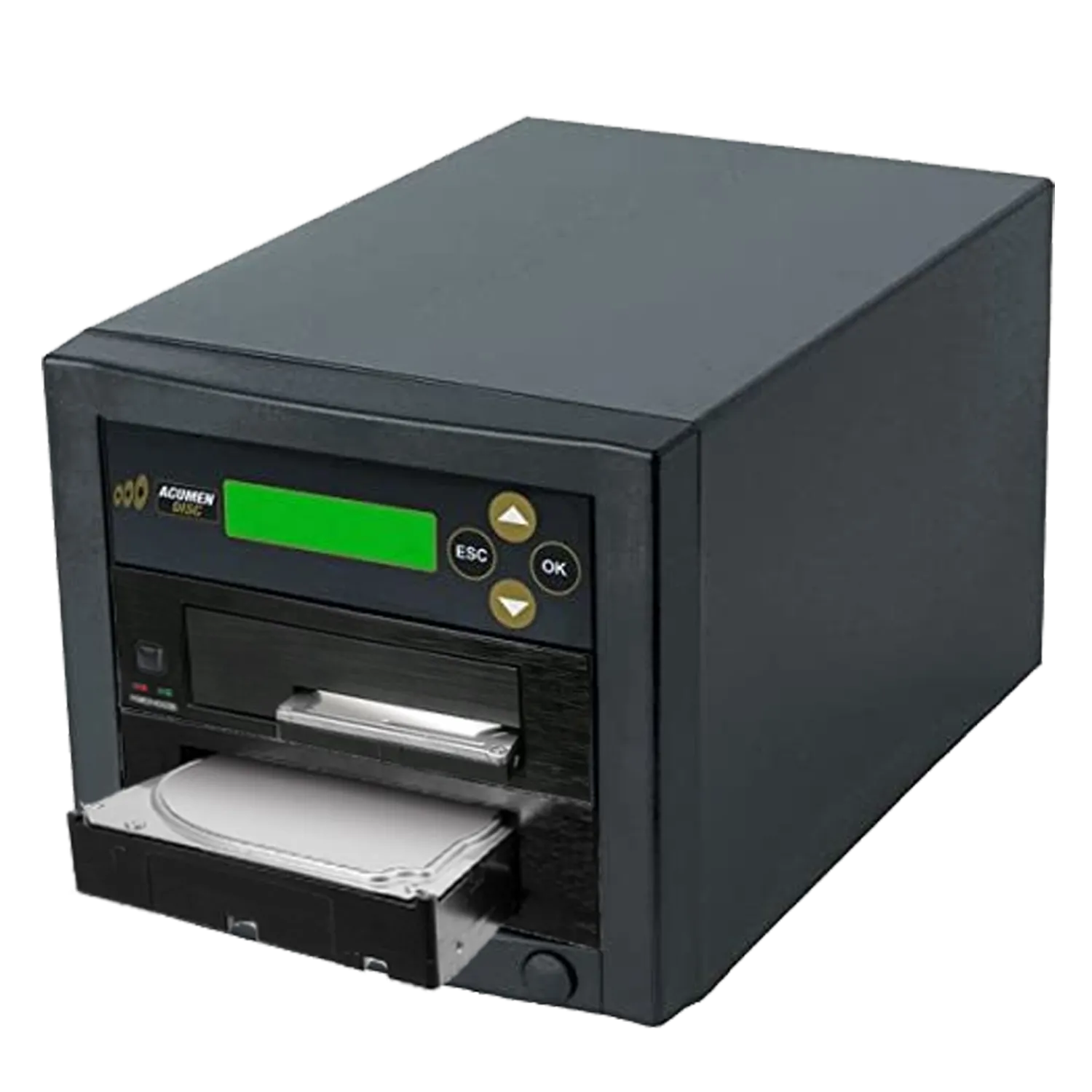 Acumen Disc 1 to 1 SATA III Hard Drive Duplicator (up to 600MB/s) - 3.5" & 2.5" HDD & SSD Memory Card Copier & Sanitizer (DoD Compliant) - H01-SATA3