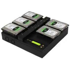 Acumen Disc 1 to 4 Flatbed SATA II Hard Drive Duplicator (up to 300MB/s) - Multiple HDD & SSD Memory Card Copier & HDD Sanitizer (DoD Compliant) - AD04-OP300