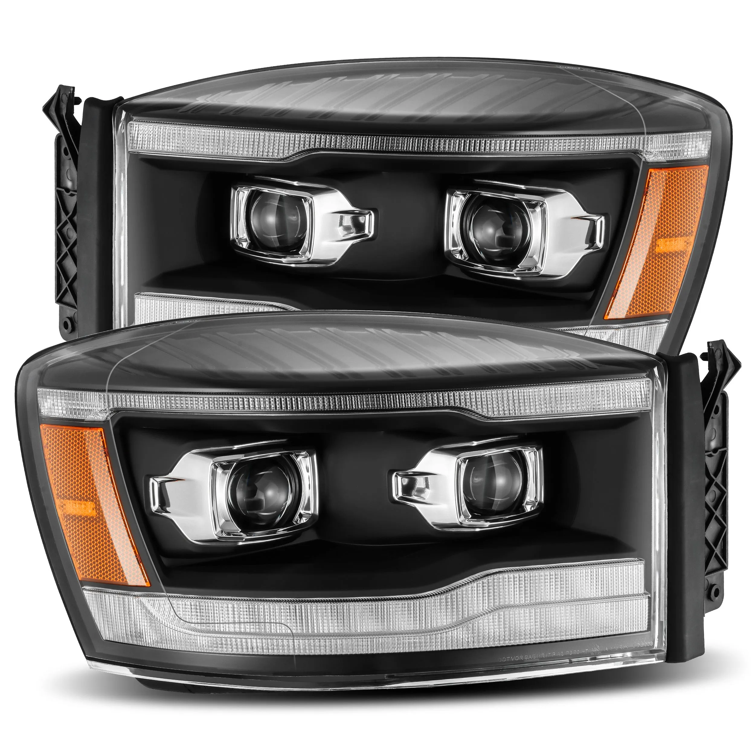 Alpha Rex Pro-Series Projector Headlights For Ram (2006-2008)