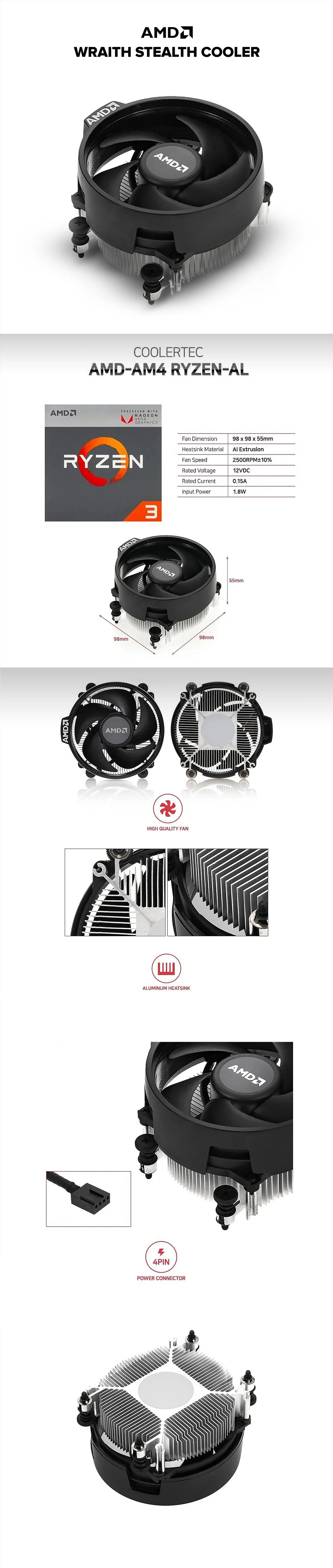 AMD Wraith Stealth Cooler