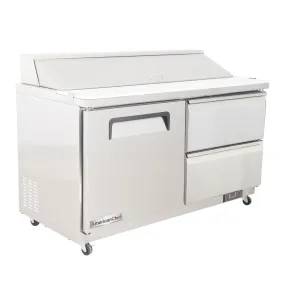 American Chef 60″ Two Drawer Sandwich/Salad Prep Cooler SR2-60-2D