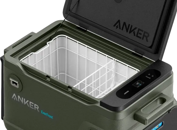 Anker EverFrost Portable Cooler <b>40</b> with New 299Wh Battery, Powered by AC/DC/Solar