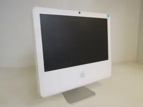 Apple iMac 17 in All In One Computer Bare Unit N White/Gray 1GB RAM A1195 -- Used