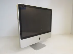 Apple iMac 20 in All In One Computer Bare Unit C Gray/Black 2GB RAM A1224 -- Used