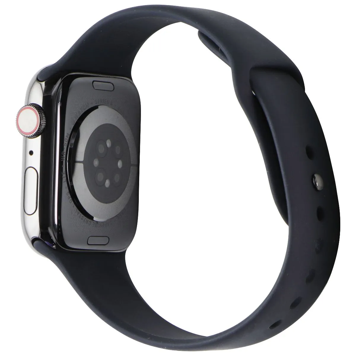 Apple Watch Series 8 (45mm) (A2774) GPS   LTE - Graphite Steel/Midnight Sp Band