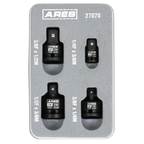 ARES 27070-2 - 4-Piece Impact Socket Adapter And Reducer Set