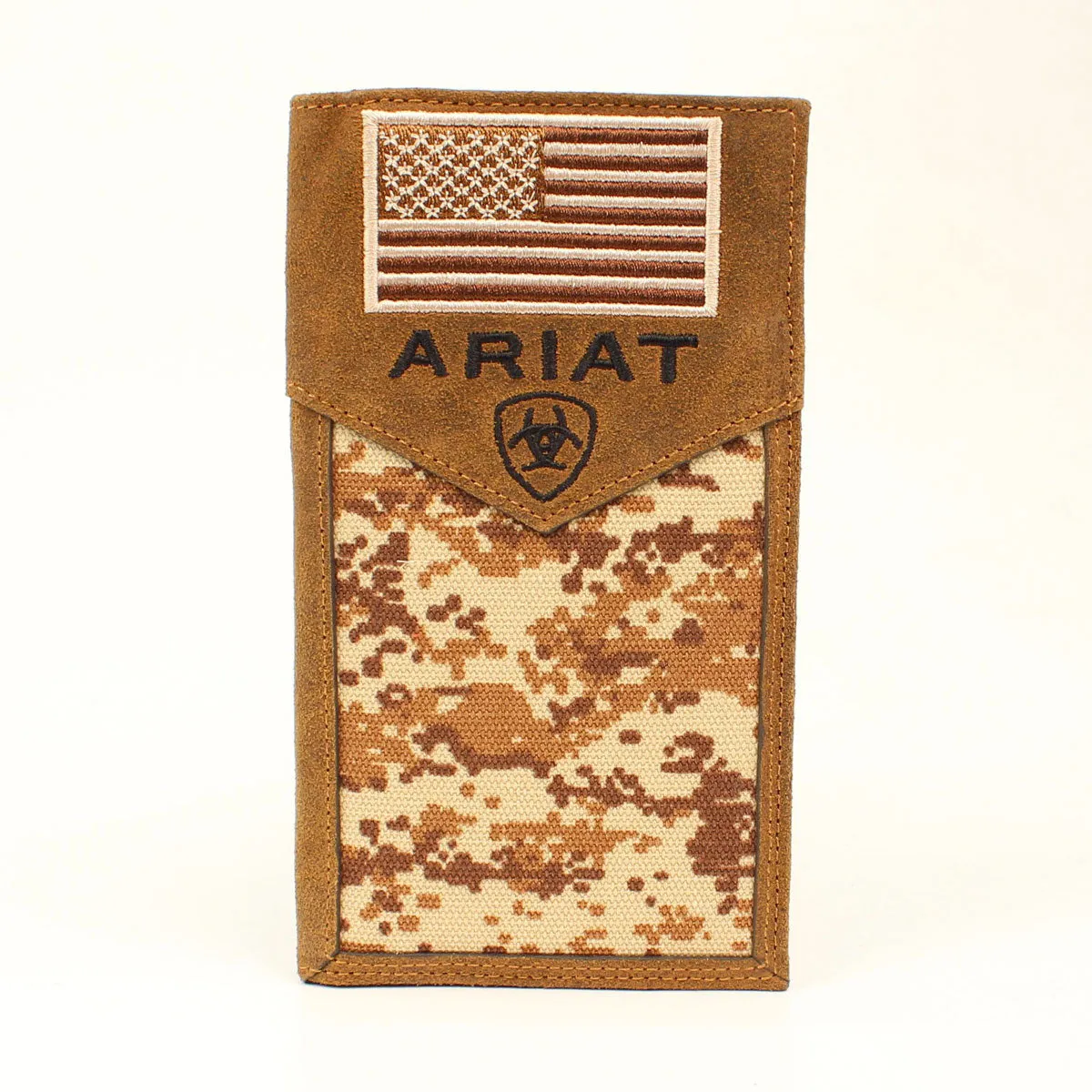 Ariat Wallet in a Medium Brown Digital Camo Rodeo