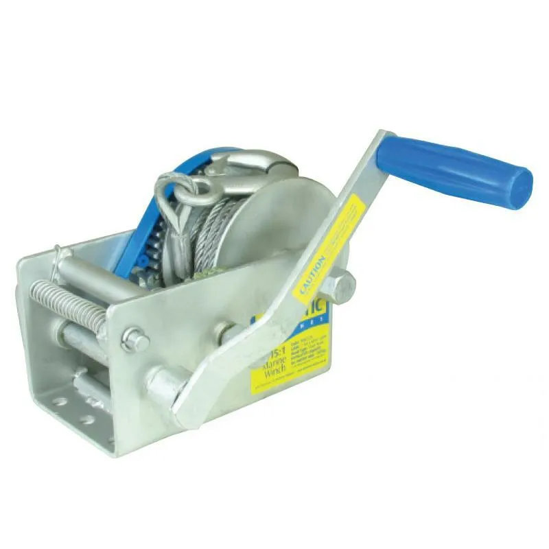 Atlantic Manual Trailer Winch - Three Speed 15:1/5:1/1:1