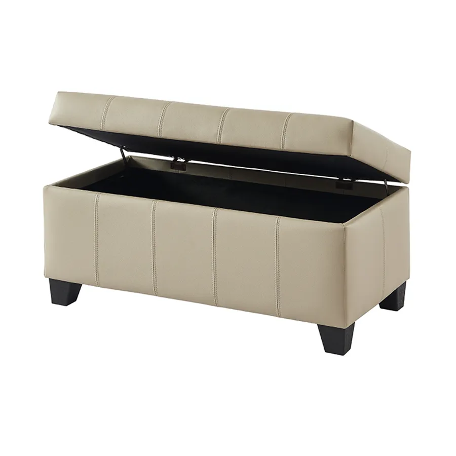 Averill Storage Bench - Faux Leather