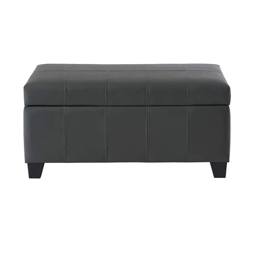 Averill Storage Bench - Faux Leather