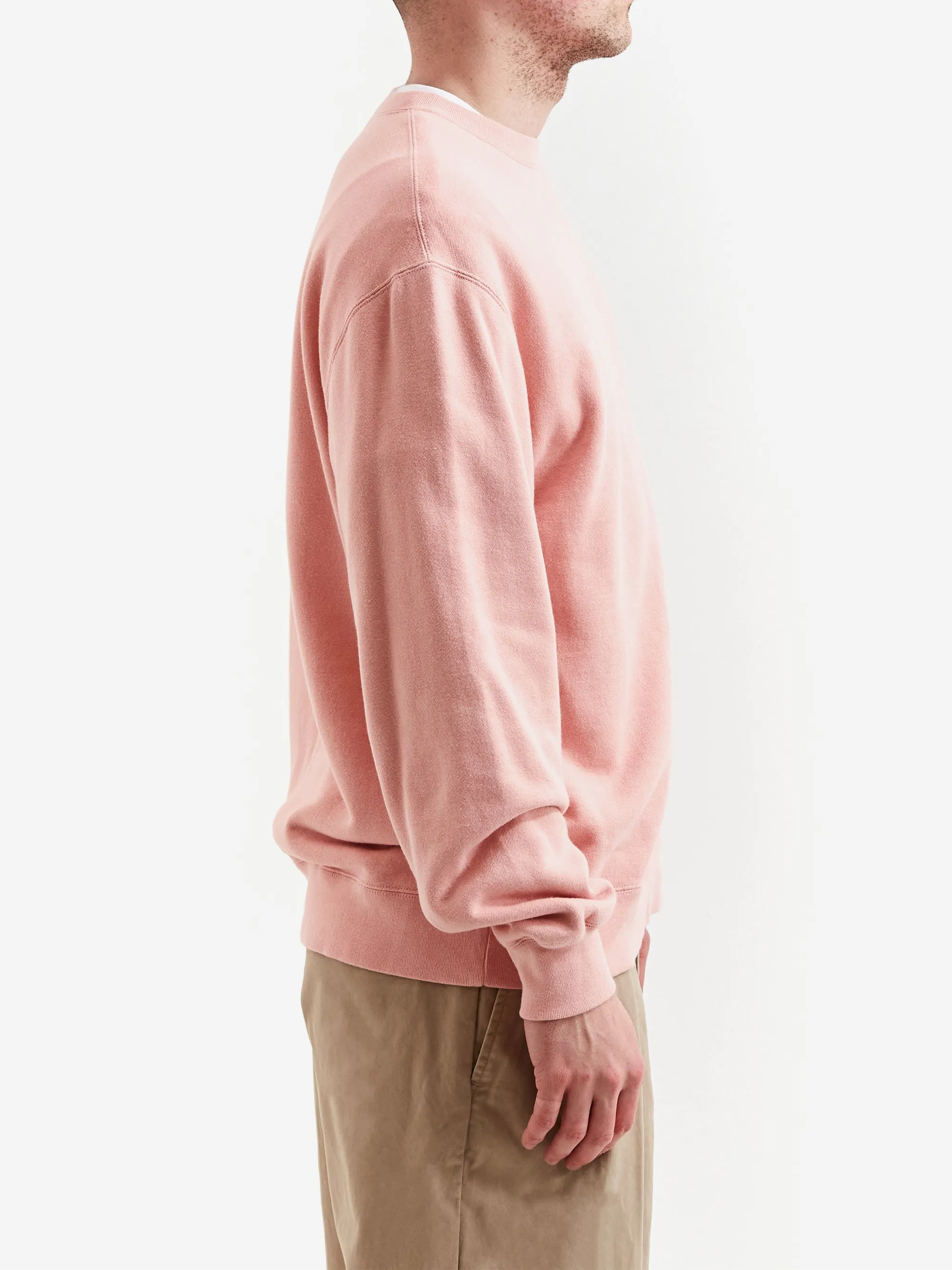 Beams Plus Crewneck Sweater - Pink