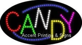 Candy Flashing & Animated LED Sign (High Impact, Energy Efficient)