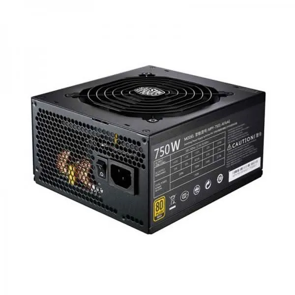 COOLER MASTER 750W MWE750 80 PLUS GOLD FULLY MODULAR SMPS