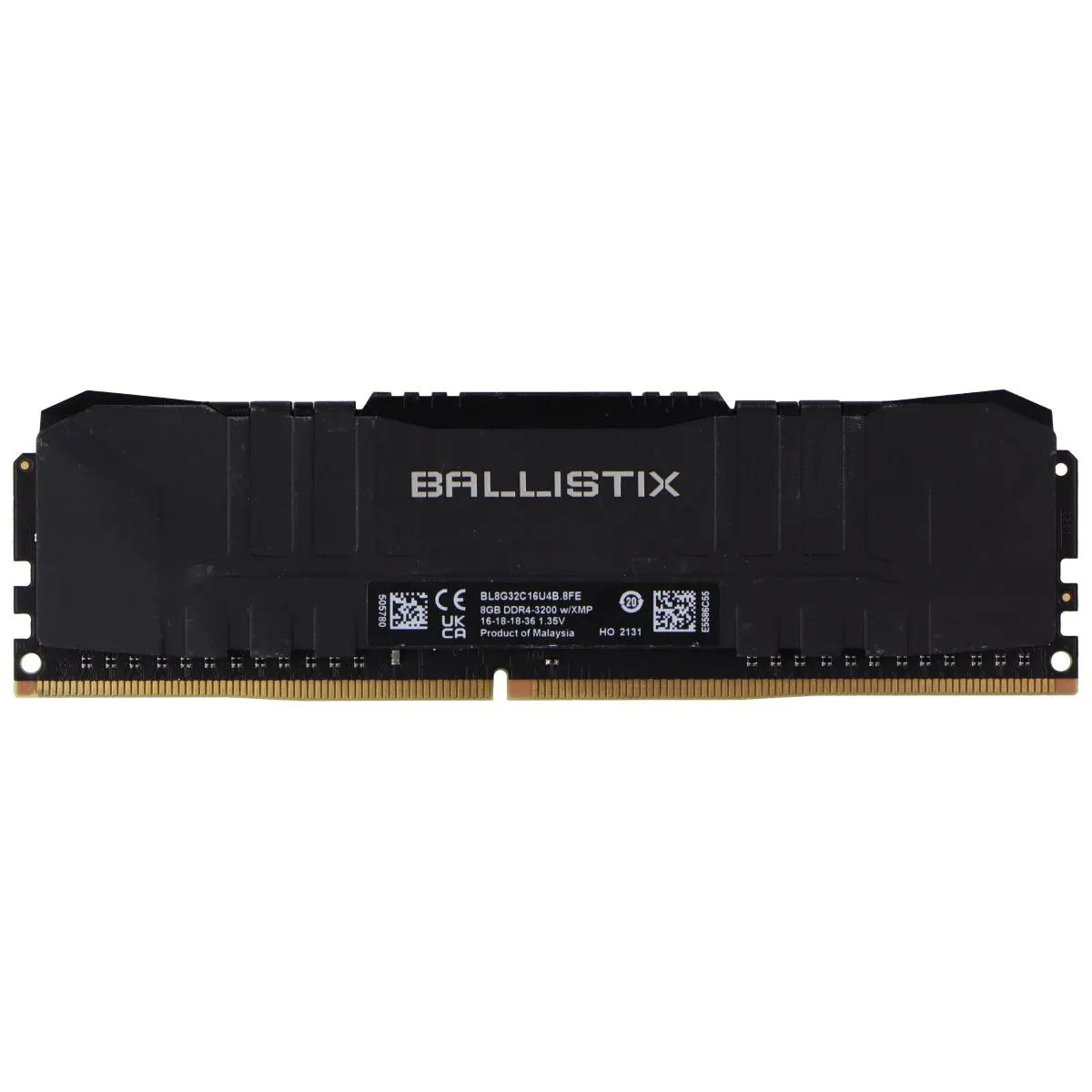 Crucial BALLISTIX (8GB) DDR4 3200MHz Laptop RAM Memory BL8G32C16U4B.8FE - Black