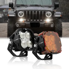 CYBER 1 Series | 3 Inch Cube LED Pods Off-road Auxiliary Flood Light Ditch LED Light With Harness