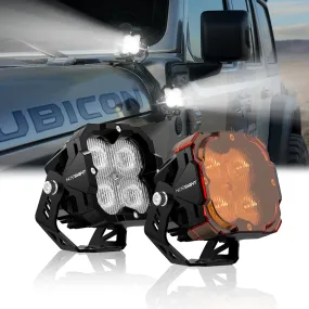 CYBER 1 Series | 3 Inch Cube Pods Off-road Auxiliary Driving Light Ditch LED Light With Harness