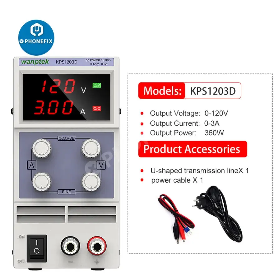 DC Power Supply Voltage Regulator Stabilizer Switching Variable Bench Source