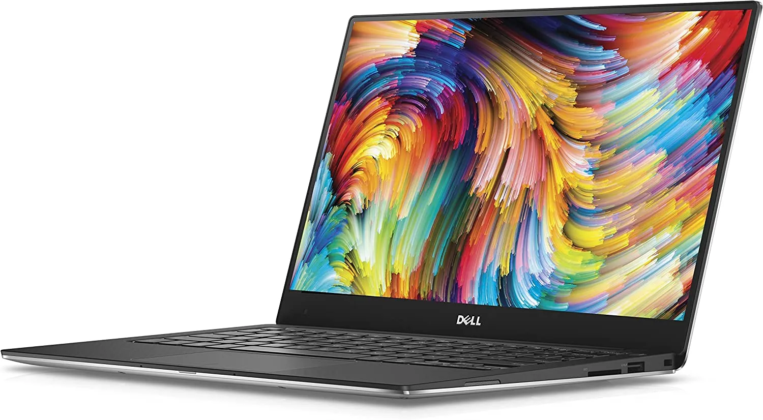 Refurbished Dell XPS 13 9360 Laptop - 13.3 QHD Touchscreen, Intel Core i7-8550U, 8GB RAM, 256GB SSD, Windows 10 Pro, Silver