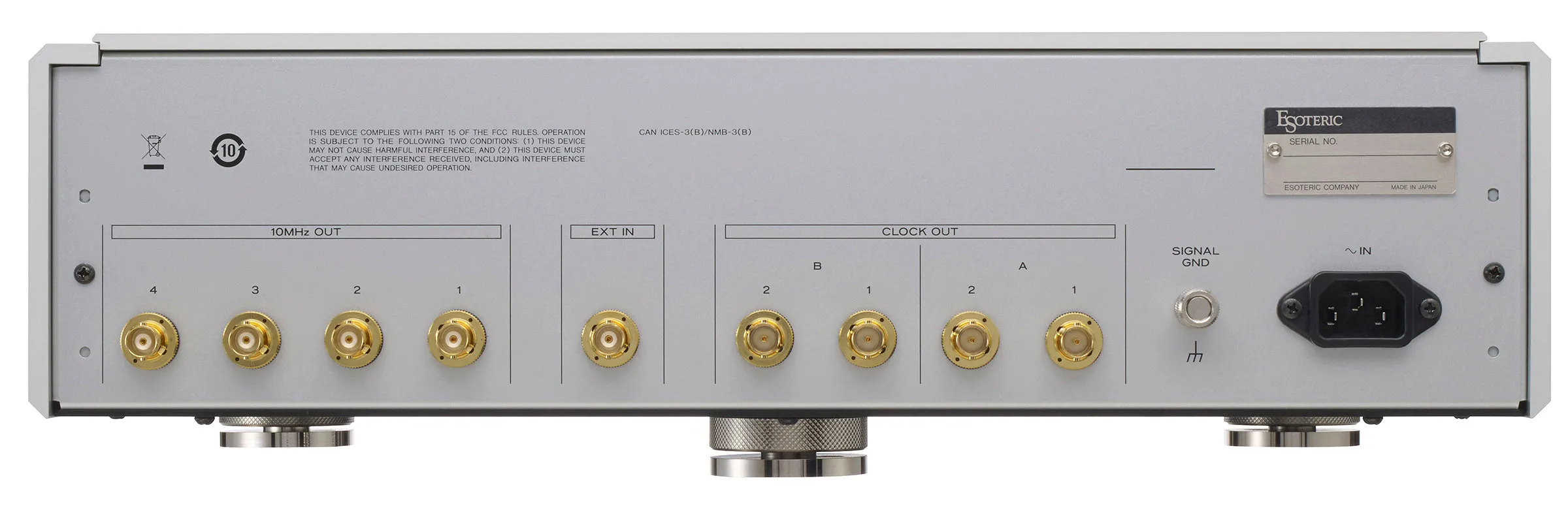 Esoteric G-01X G Series High-Precision Rubidium Master Clock Generator for Audiophile Applications