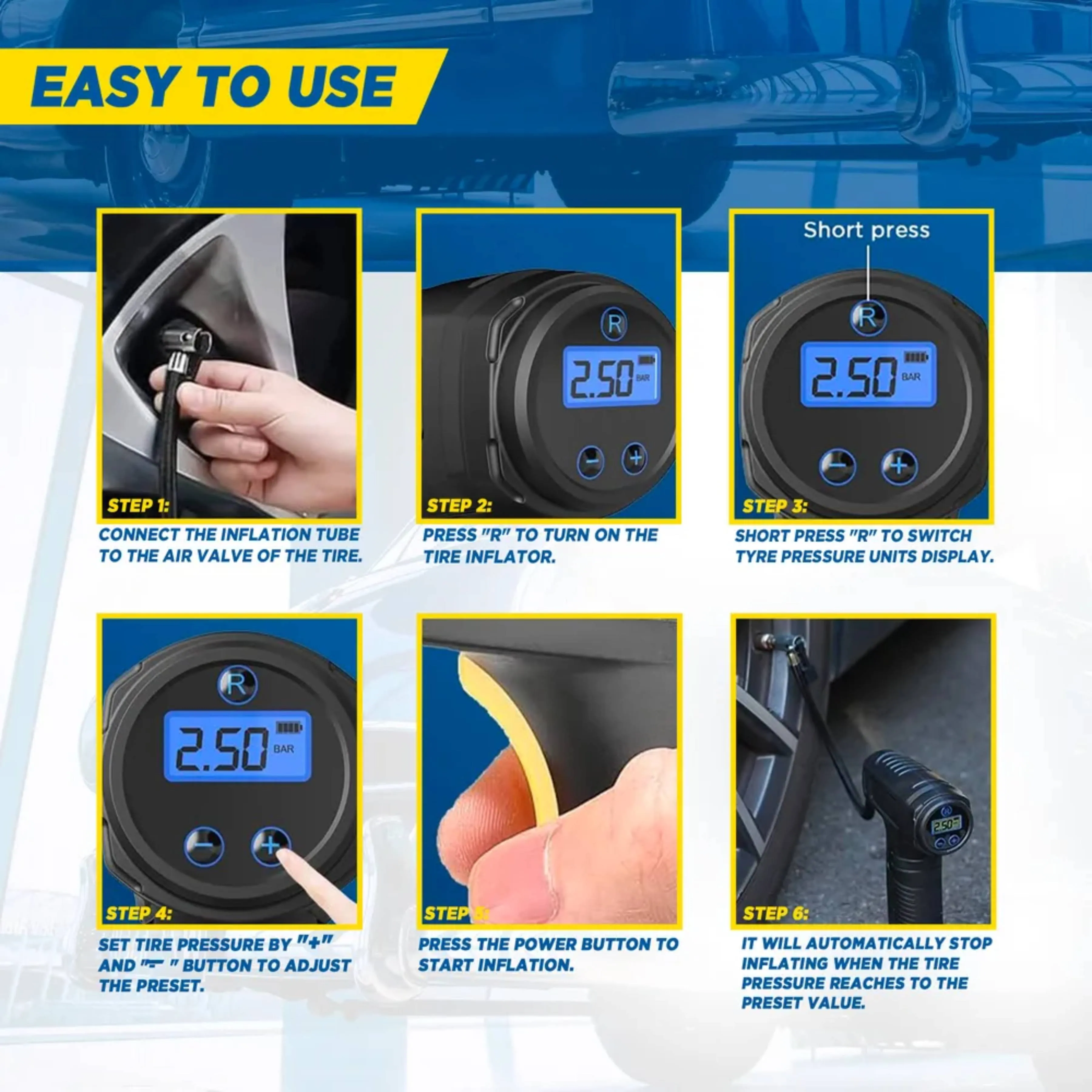 Goodyear Heavy Duty Pro Tire Inflator