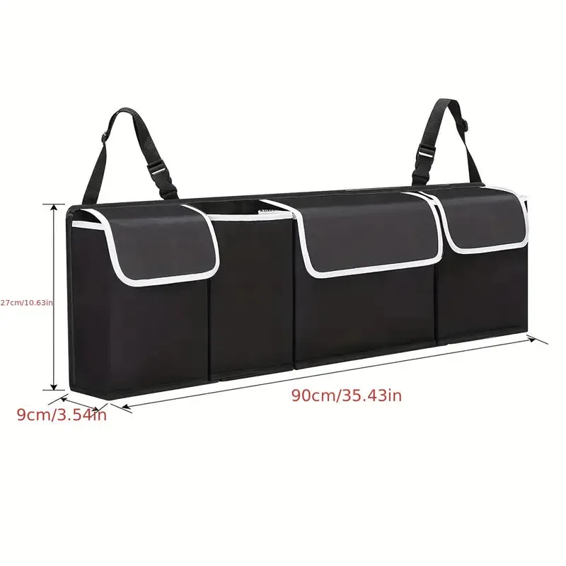 High Capacity Car Boot Back Seat Trunk Storage Bag