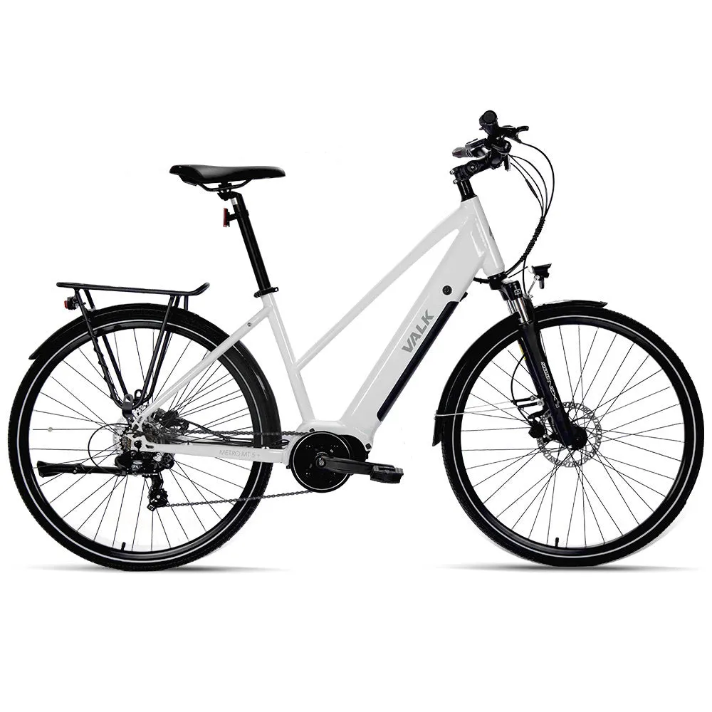 High-Performance Electric Hybrid Bike w/ Mid-Drive, Metro MT 5  by VALK