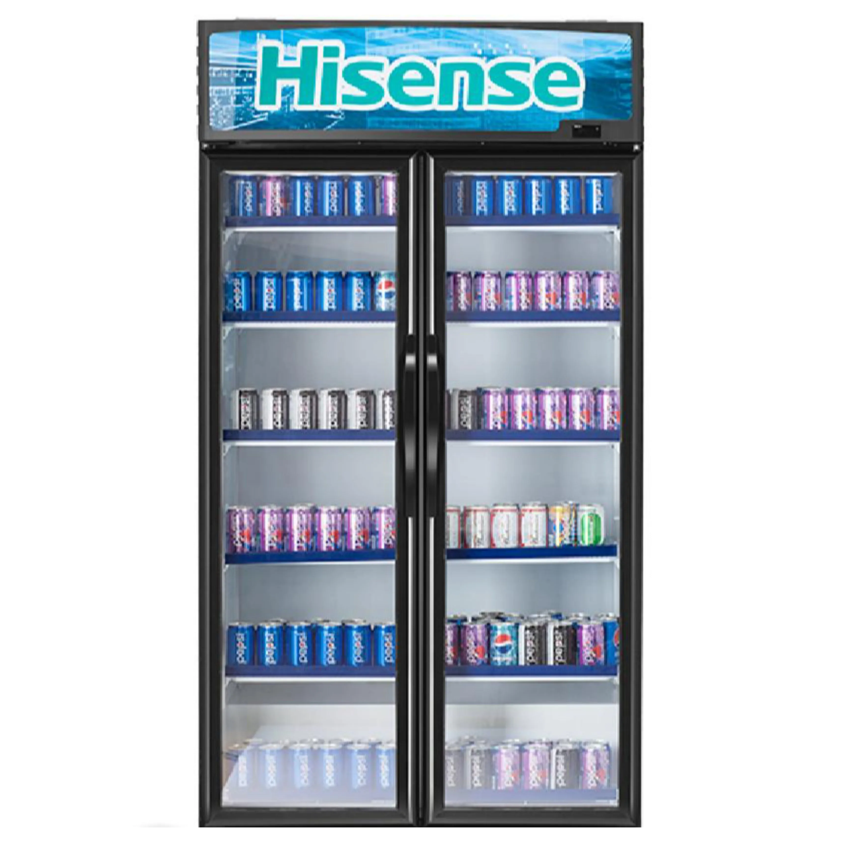 Hisense FL 99FC 758L Double Door Showcase Beverage Chiller - Brand New