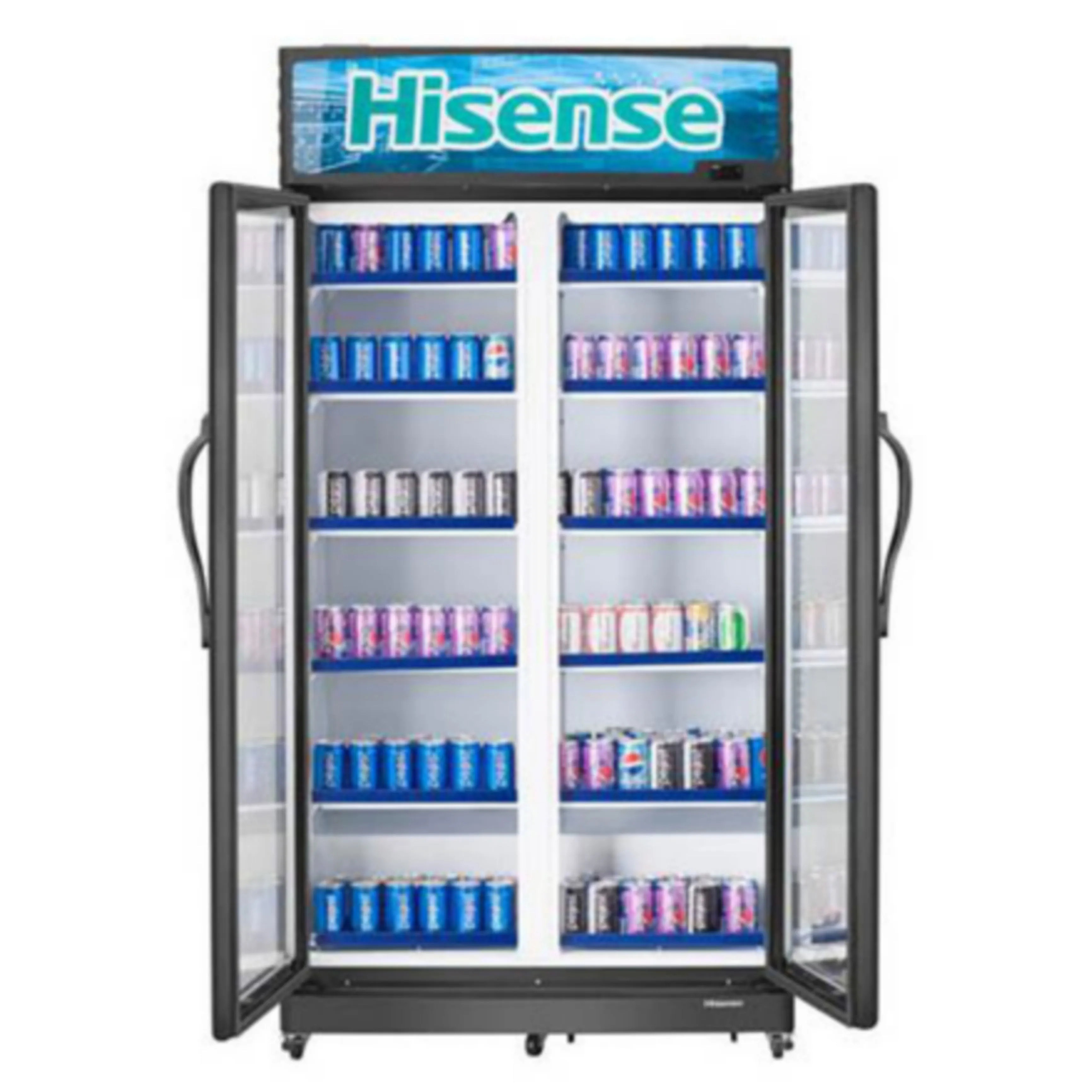 Hisense FL 99FC 758L Double Door Showcase Beverage Chiller - Brand New