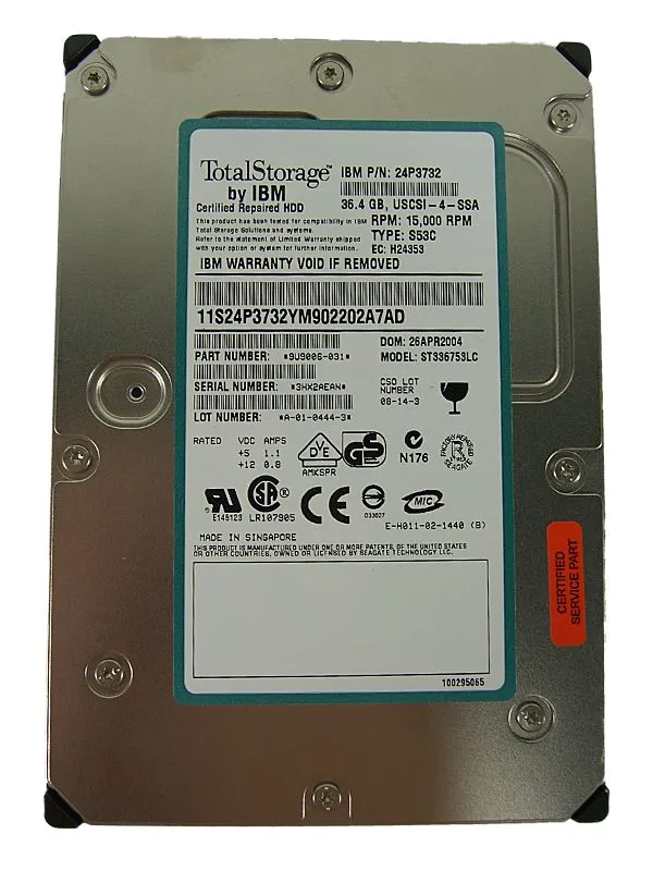 IBM 24P3732 Seagate ST336753LC 36GB U320 SSA 15K SCSI Hard Drive