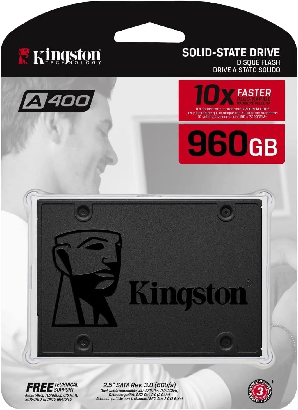 KINGSTON A400 SSD 960GB SATA 3 Solid State Drive 960 GB