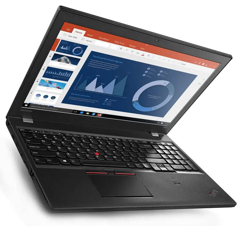 Lenovo ThinkPad T560 Enterprise 15.6" HD (720p) IPS Ultrabook | Intel Core i5-6300U (6th Gen), 8GB RAM, 256GB SSD, HDMI, Intel HD Graphics 620, Webcam, Windows 10 Pro x64  | Grade A (Certified Refurbished) - 1 Year Warranty