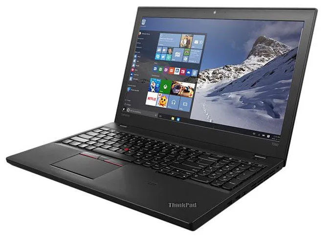 Lenovo ThinkPad T560 Enterprise 15.6" HD (720p) IPS Ultrabook | Intel Core i5-6300U (6th Gen), 8GB RAM, 256GB SSD, HDMI, Intel HD Graphics 620, Webcam, Windows 10 Pro x64  | Grade A (Certified Refurbished) - 1 Year Warranty