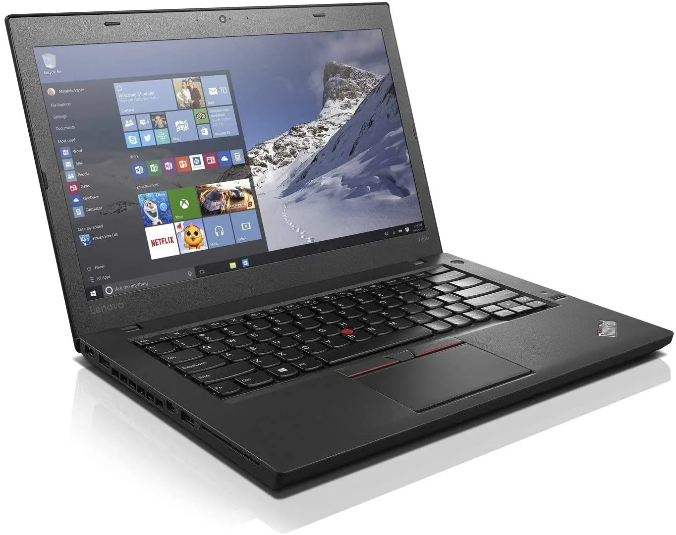 Lenovo ThinkPad T560 Enterprise 15.6" HD (720p) IPS Ultrabook | Intel Core i5-6300U (6th Gen), 8GB RAM, 256GB SSD, HDMI, Intel HD Graphics 620, Webcam, Windows 10 Pro x64  | Grade A (Certified Refurbished) - 1 Year Warranty