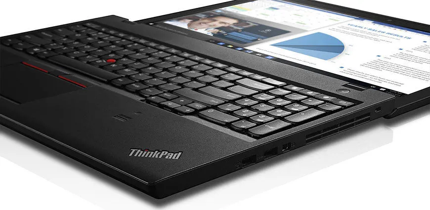 Lenovo ThinkPad T560 Enterprise 15.6" HD (720p) IPS Ultrabook | Intel Core i5-6300U (6th Gen), 8GB RAM, 256GB SSD, HDMI, Intel HD Graphics 620, Webcam, Windows 10 Pro x64  | Grade A (Certified Refurbished) - 1 Year Warranty