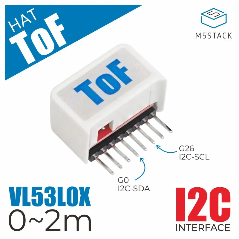 M5StickC ToF HAT(VL53L0X)