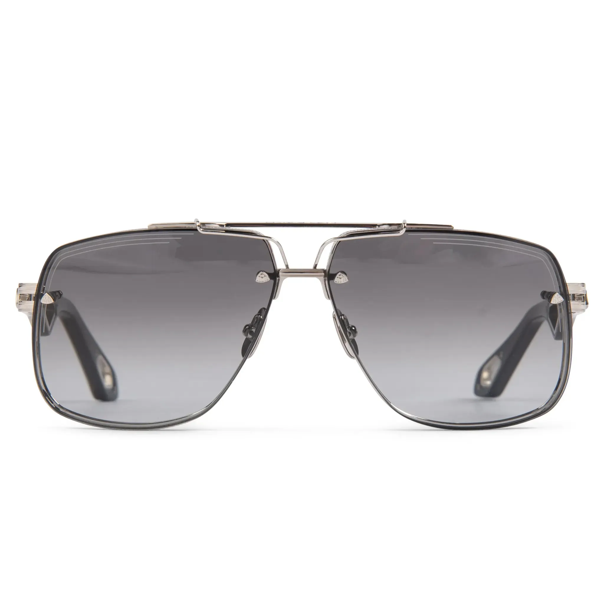 Maybach Eyewear The King II P-HT-Z63 Platinum Grey Gradient Sunglasses