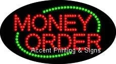 Money Order Flashing & Animated LED Sign (High Impact, Energy Efficient)