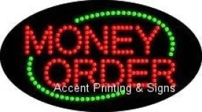 Money Order Flashing & Animated LED Sign (High Impact, Energy Efficient)