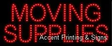 Moving Supplies LED Sign (High Impact, Energy Efficient)