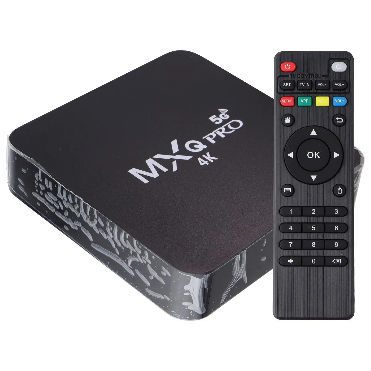 MXQ Pro 5G 4K (Android 11.1) 8GB/1GB Android TV Box for Internet TV