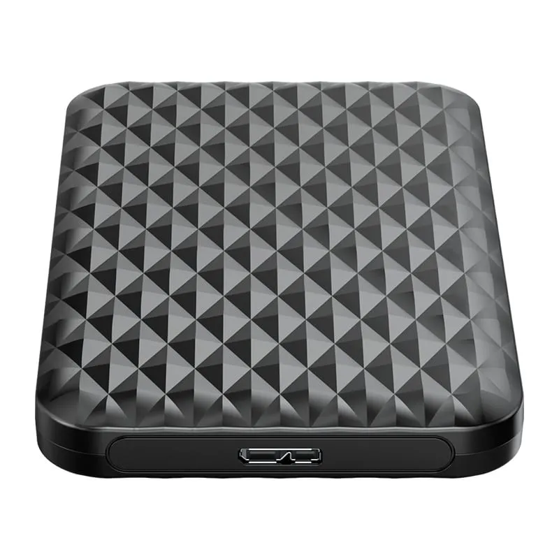 Orico 2.5" 5Gbps|Usb3.0|Diamond Pattern Design|Supports Up To 4Tb - Hard Drive Enclosure - Black