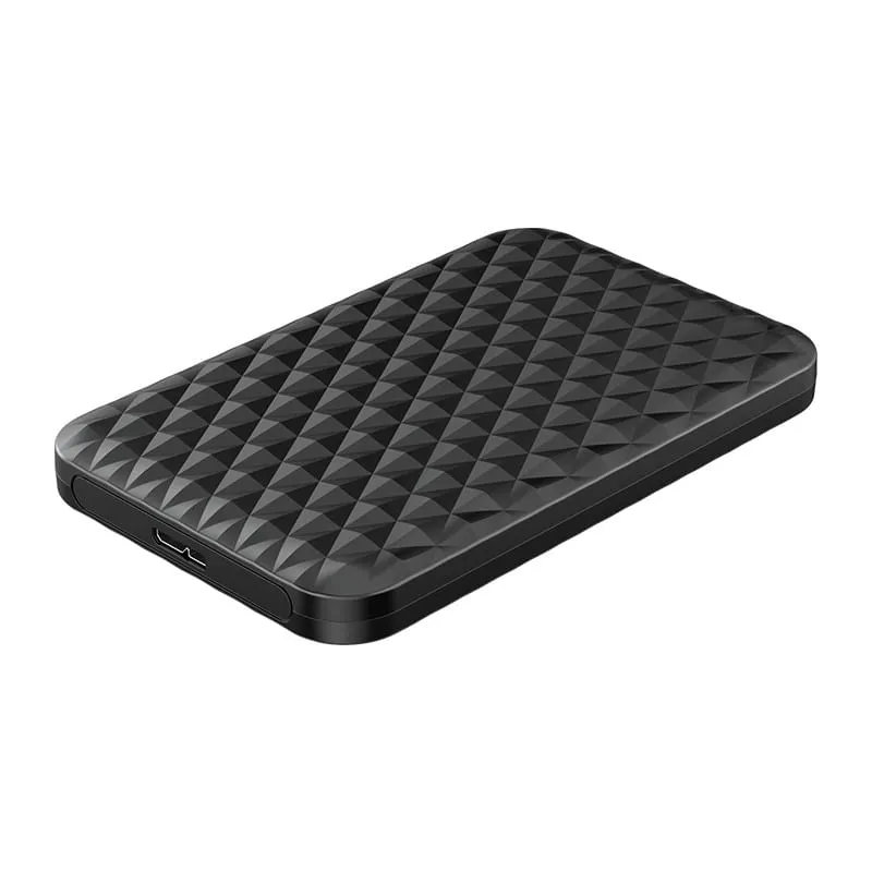 Orico 2.5" 5Gbps|Usb3.0|Diamond Pattern Design|Supports Up To 4Tb - Hard Drive Enclosure - Black