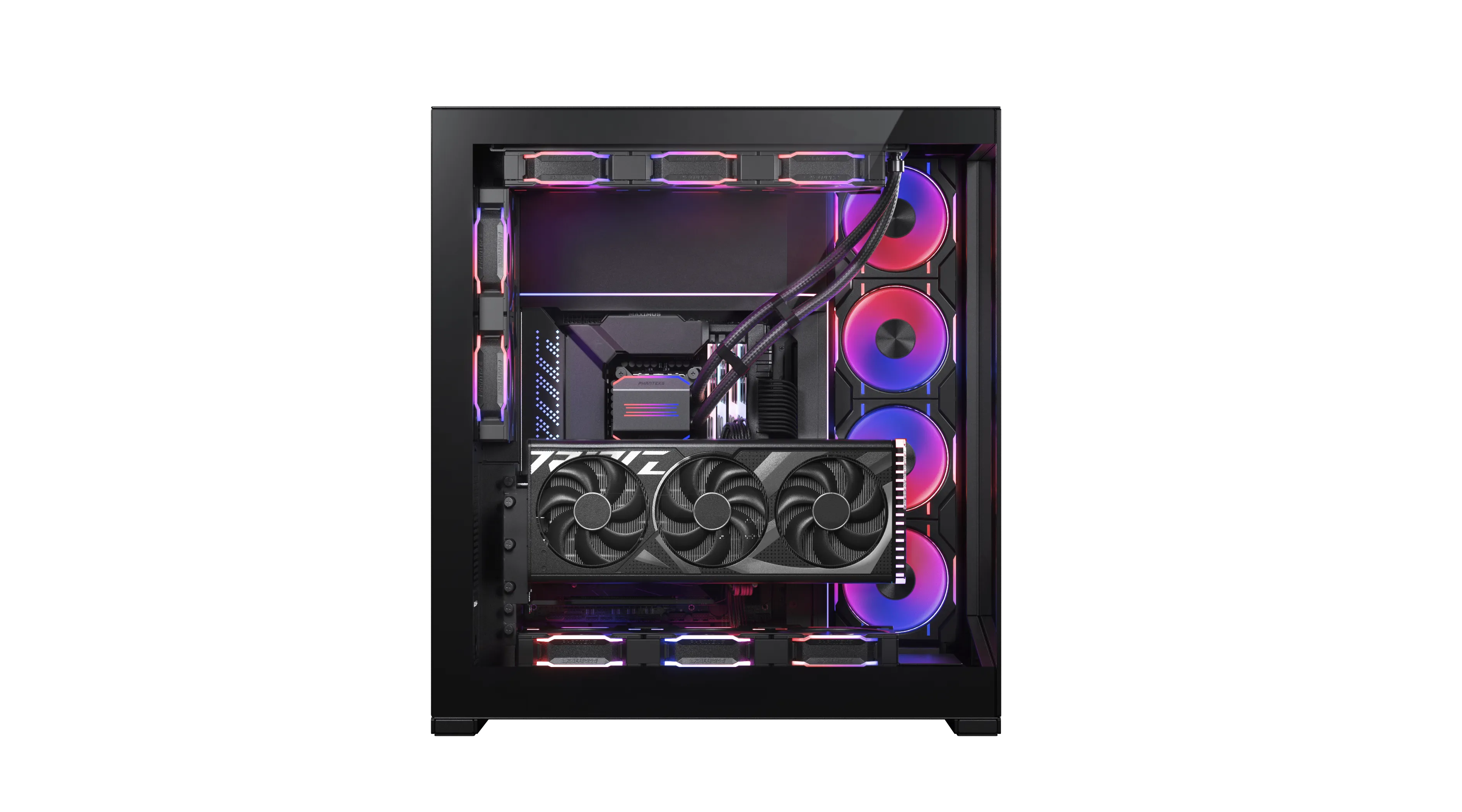 Phanteks Glacier One D30 Premium DRGB All in One Liquid CPU Cooler, DRGB Pump Cap Design